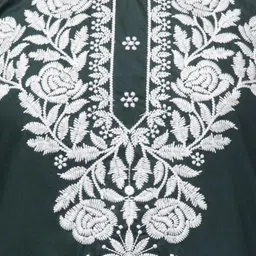 ERUDITE CLUB Ethnic Motifs Embroidered Thread Work Thread Work Kurti image 3