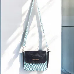 ASTRID Textured Structured Sling Bag with Tasselled-picture-17