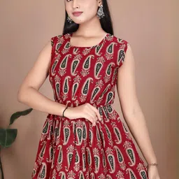 Memimi Women Paisley Print Ethnic Cotton Top-image-78