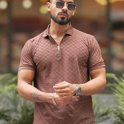 Maniac Men Polo Collar Slim Fit T-shirt image 1
