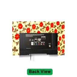 Kalra Magic Red & Yellow Printed Dustproof & Waterproof 32 Inch Tv Cover image 4