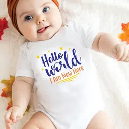 Lillypupp Infants Printed Pure Cotton Bodysuit image 4