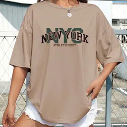 Genzy Women Typography Printed T-shirt-image-35