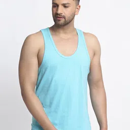 Friskers Pack Of 2 Cotton Basic Vests 10525C-03-20 image 3