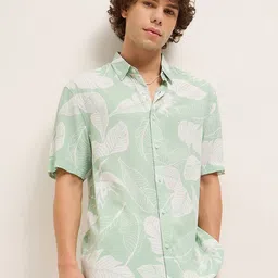 THE BEAR HOUSE Men Floral Opaque Printed Casual Shirt-picture-38