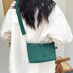 CORSICA Women Green Textured Shoulder Bag image 4