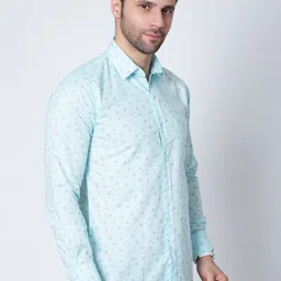 Sparky Men Floral Opaque Printed Casual Shirt image 4