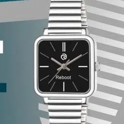 REBOOT Men Bracelet Style Straps Analogue Watch New165_151 Black Designer Square-picture-36