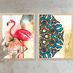 WALLLANE Brown Wood Wall Art-picture-45