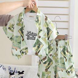 INCLUD Boys Printed Shirt with Shorts-picture-34