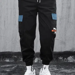 Maniac Men Printed Slim Fit Cargo Joggers-picture-22