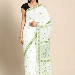 BUTA BUTI Geometric Pure Cotton Saree-picture-38