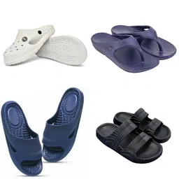 Feel alive Set Of 4 Ultra-Comfortable Lightweight Thong Flip-Flops-picture-13