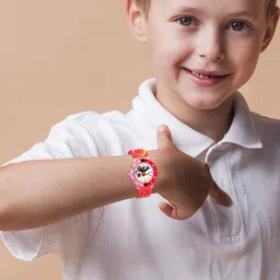 Shocknshop Boys Patterned Dial & Straps Analogue Watch 334 Spider Red image 4