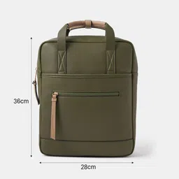 Accessorize Women Solid Laptop Padded Backpack image 4