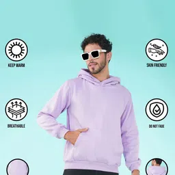 NUSYL Men Printed Hooded Sweatshirt image 5