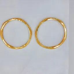 FAA FASHION Pack Of 2 Gold Plated Bangle image 2