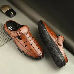 FAV SHOES Men Velcro Shoe-Style Sandals-image-15