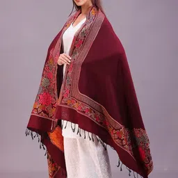 SWI Stylish Women Floral Woven Design Shawl image 3