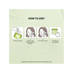 Sungboon editor Green Tomato Deep Pore Cleansing Tissue - 50 g - 10Pcs image 3