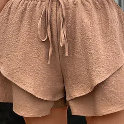 Outzidr Women Mid-Rise Relaxed Fit Shorts-picture-19