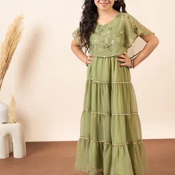 Stylo Bug Girls A-Line Maxi Dress-image-28