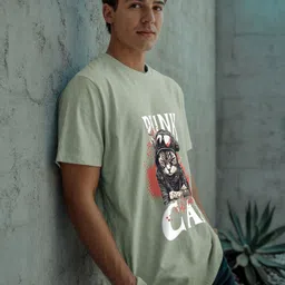 GRACE & JACK Graphic Printed Puff Print Round Neck Short Sleeves Cotton T-shirt-picture-26