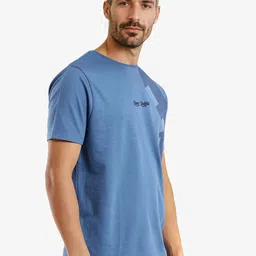 RARE RABBIT Men Printed Pockets Boxy T-shirt image 3