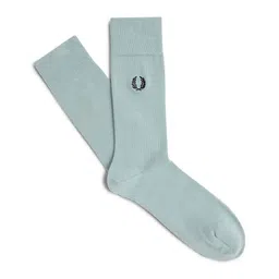 Fred Perry Men Anti-Odor & Anti-Bacterial WreathEmbroidered Calf-Length Socks-picture-40