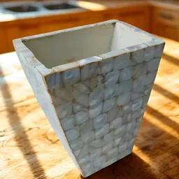 THE HOME CO. Mosaic Chips Printed Wooden Multi-Utility Organizer image 5