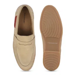 Rockport Men Textured Slip-On Round Toe Lightweight Penny Loafers image 4