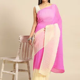 KALINI Colourblocked Striped Saree-picture-30