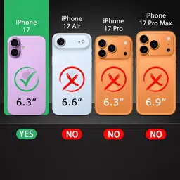 Luxury Kase iPhone 17 Premium Magnetic Support Shell Case with Built-in Kickstand image 2