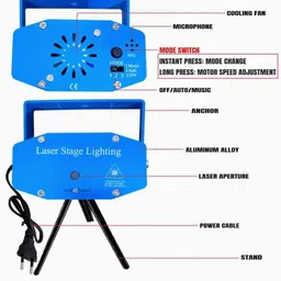 chg Christmas special laser Mini shower light for decorat multi design in one light Shower Laser Light image 5