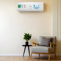 godrej 5-in-1 Convertible Cooling 2023 Model 2 Ton 3 Star Split Inverter i-sense Technology with Blue Fin Anti Corrosive Coating AC- White image 3