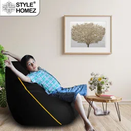 txor XXL Tear Drop Bean Bag Cover(Without Beans) image 4