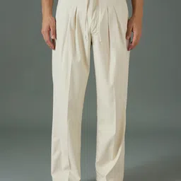 mascln sassafras Men Relaxed Beige Polyester Trousers-picture-26