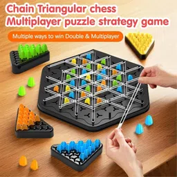 devdarsh Traingle chess Board Strategy & War Board Game image 4