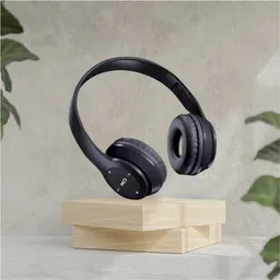 house of common Folding Headphones Deep Bass Bass Channel_CG Bluetooth & Wired Headset image 1