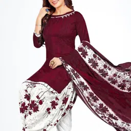 thira Unstitched Crepe Salwar Suit Material Printed-picture-26