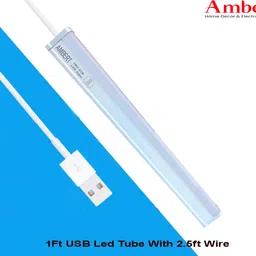 Ambert 10W 1Ft USB LED Light for Power Bank, Laptop, Mobile Charger, Desktop, 10 W 27 cm Tube Light image 2
