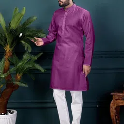 BH FAB Men Multi Cotton Kurtas image 2