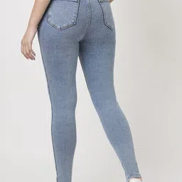 Kraus Jeans Women Skinny Fit Cotton High-Rise Stretchable Jeans image 3