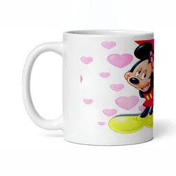 Mr UVD Black & White Cartoon Characters Printed Ceramic Glossy Mug 350 ml-picture-21