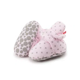 NESKA MODA Unisex Kids Cotton Booties image 4