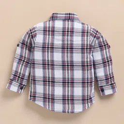 LITTLE COLLARS Boys 4 Piece Checked Shirt With T-Shirt & Trouser image 2