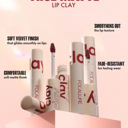 FOCALLURE Long Lasting True Matte Lip Clay - 2 g Shade - 001 image 4