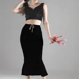 IndianRang Pack Of 2 Mid-Rise Saree Shapewear image 4