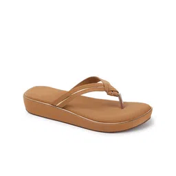 SUKUN Women Slip-On Open Toe Flats image 3