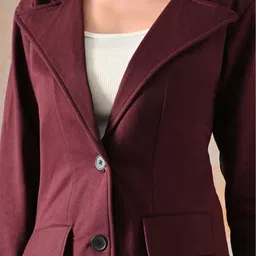 TJ FASHION Notched Lapel Single-Breasted Overcoat Coats image 3